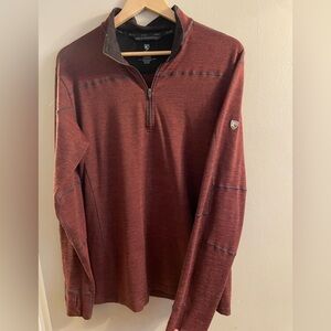 Kuhl Large Quarter Zip - red